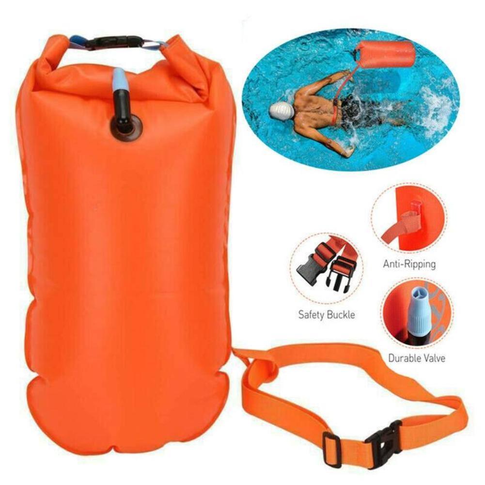 Swim Buoy Open Water - Pelampung Renang Tiup Ringan, Kantong Udara