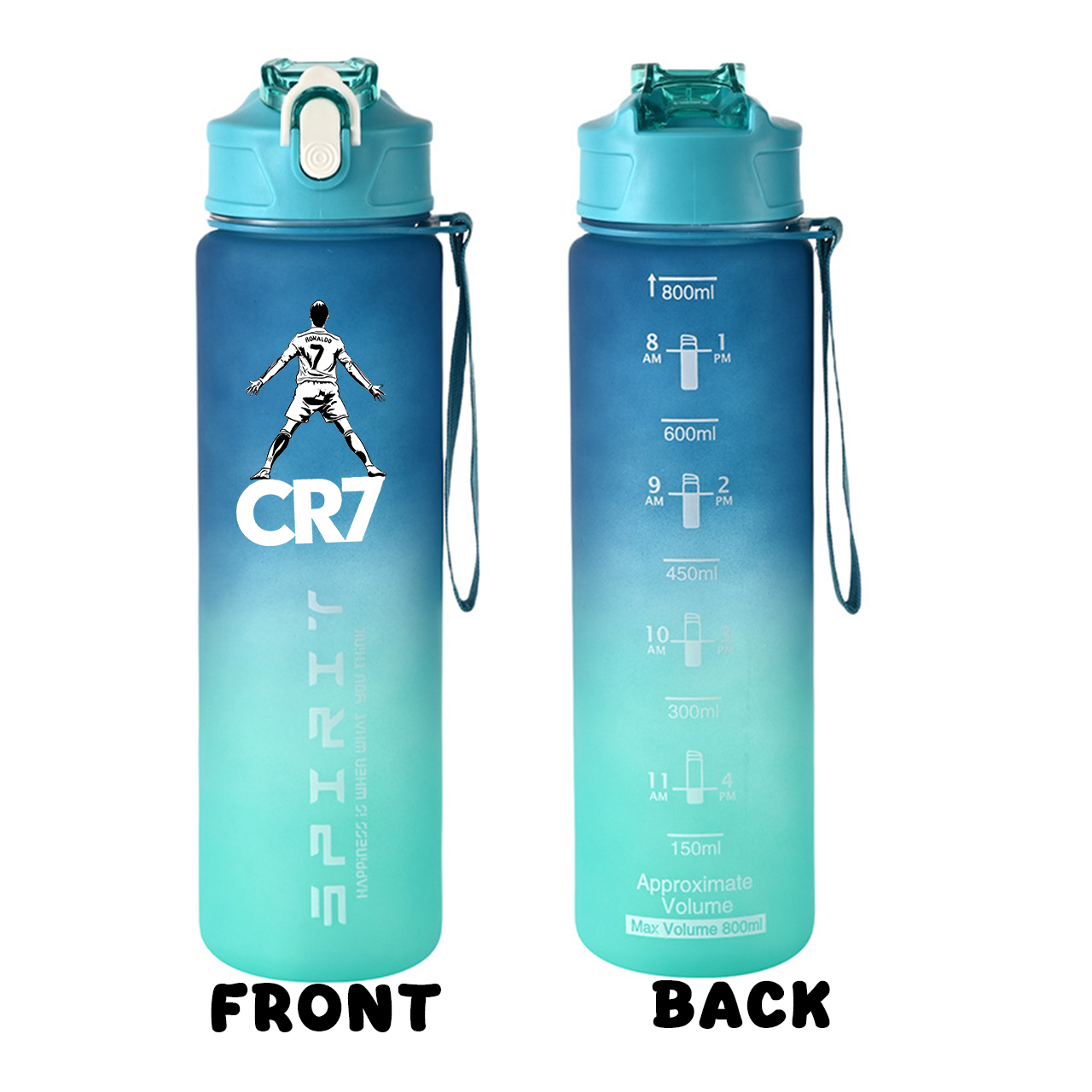 Botol Air Transparan Olahraga  - Aquatic Gym ulasan dan harga