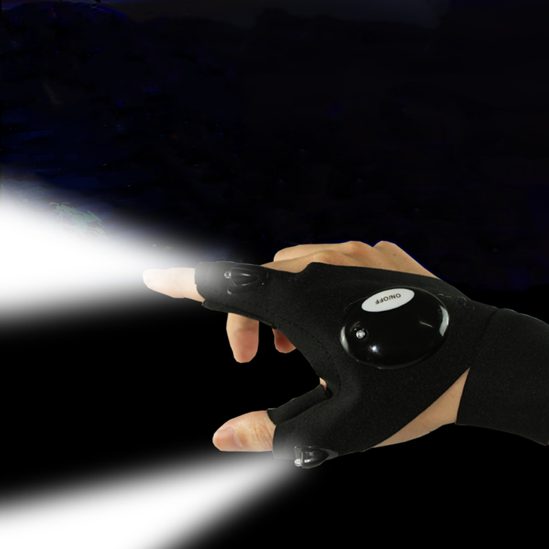 Sarung tangan LED senter tanpa - Spearfishing Glove ulasan dan harga