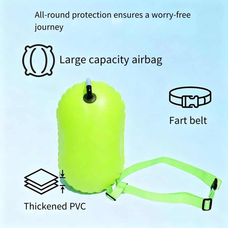 Pelampung Penyelamat Tiup PVC  - Swim Buoy Open Water ulasan dan harga
