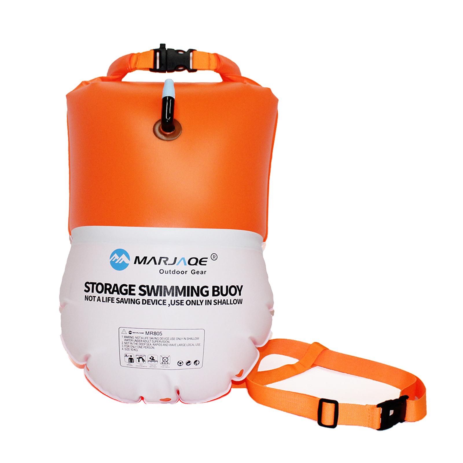 Pelampung Renang Tiup 20L PVC, - Swim Buoy Open Water ulasan dan harga