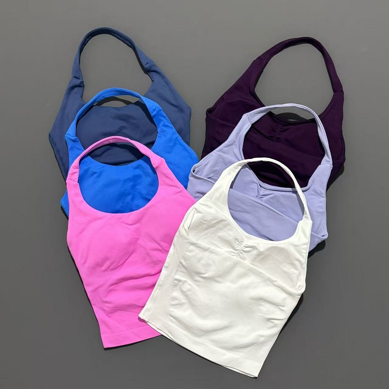 Tank Top Gym Wanita Punggung T - Aquatic Gym ulasan dan harga