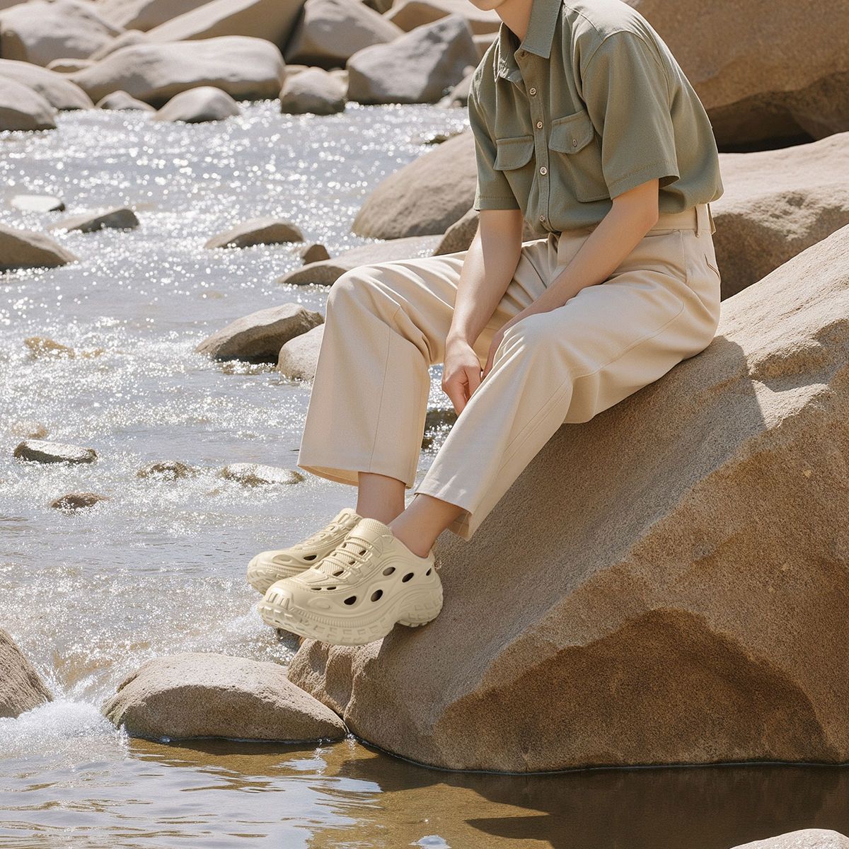 Sandal Musim Panas Pria untuk  - Aquatic Sports Shoes ulasan dan harga