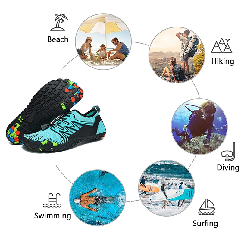 Sepatu air cepat kering unisek - Aquatic Sports Shoes ulasan dan harga